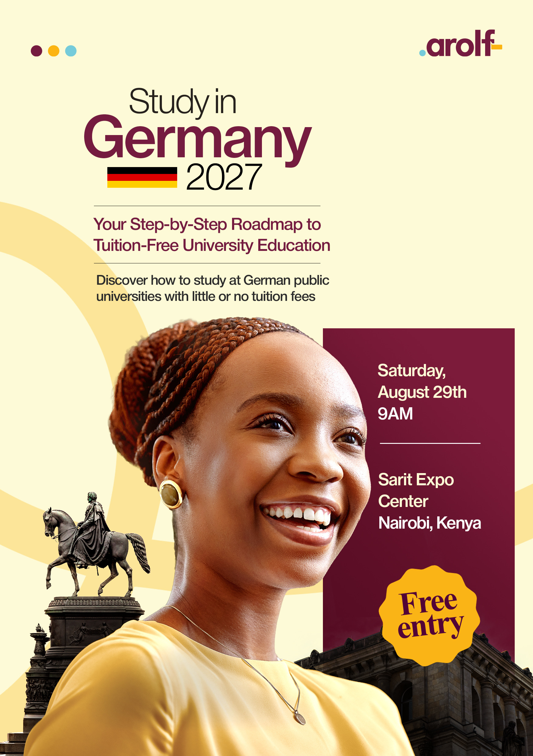 Study in Germany 2027 Event Flyer